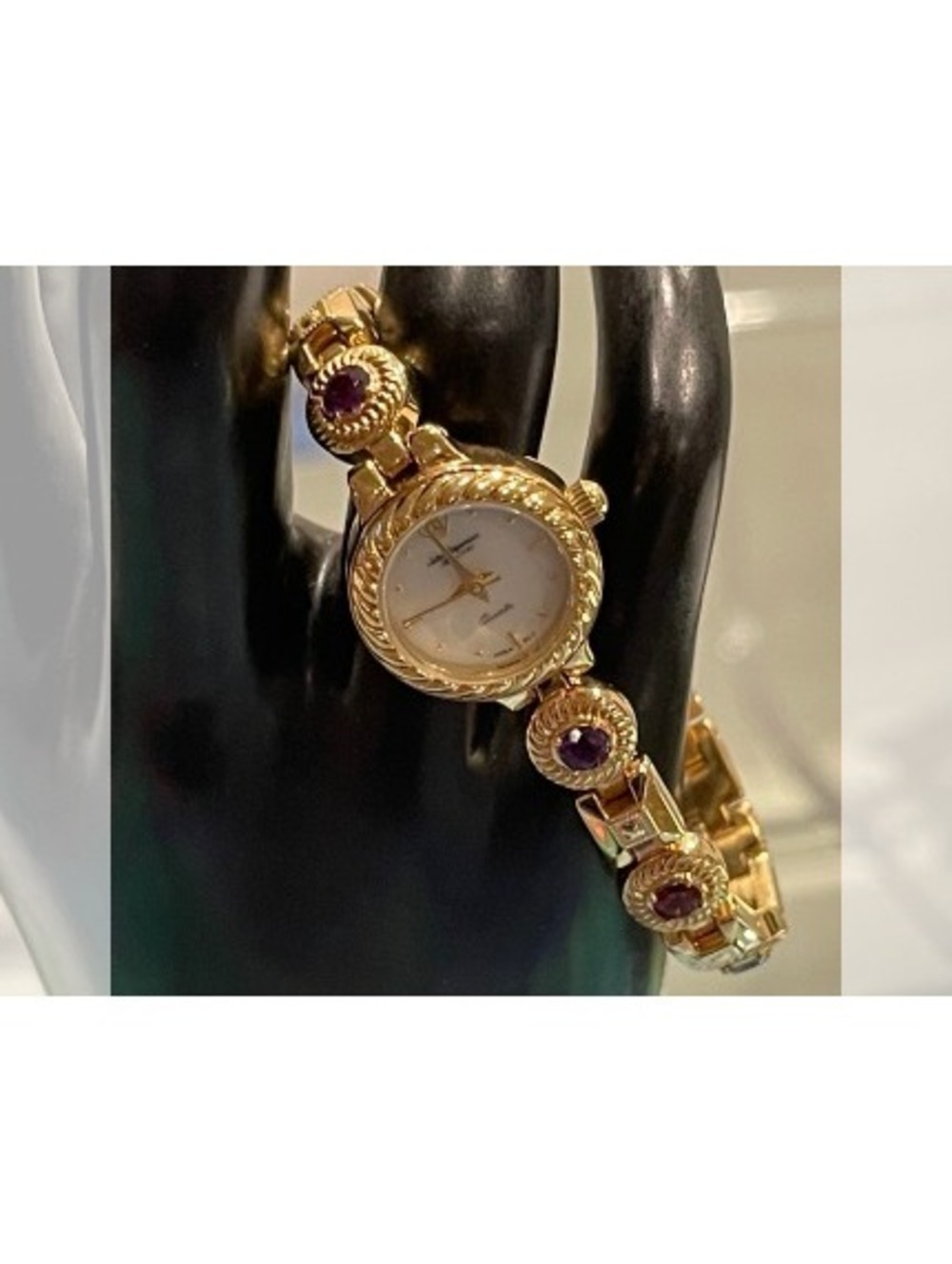 Jules Jürgensen Ladies Watch Amethyst, Ruby, Topaz Stones